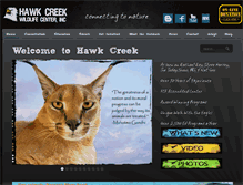 Tablet Screenshot of hawkcreek.org